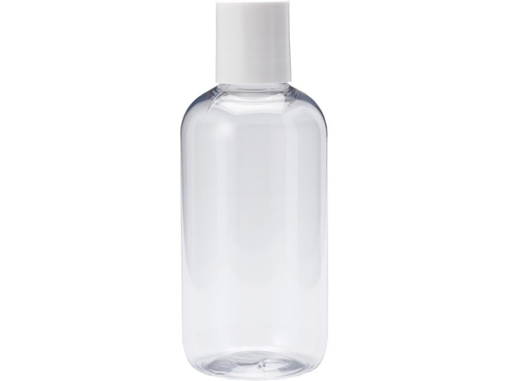 Klar plastflaske 200 ml hvid disctop 1 stk