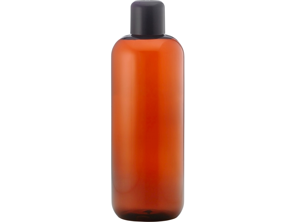Brun plastflaske 500 ml 1 stk