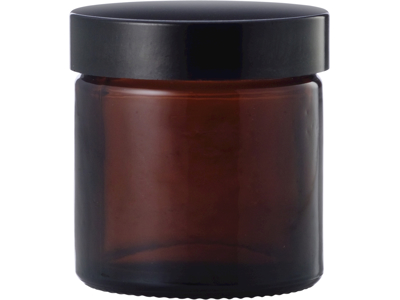 Brun glaskrukke 60 ml 1 stk
