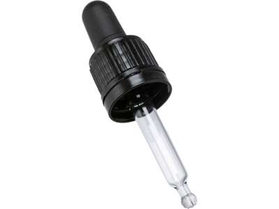 Pipettelåg til 10 ml glasflaske 1 stk