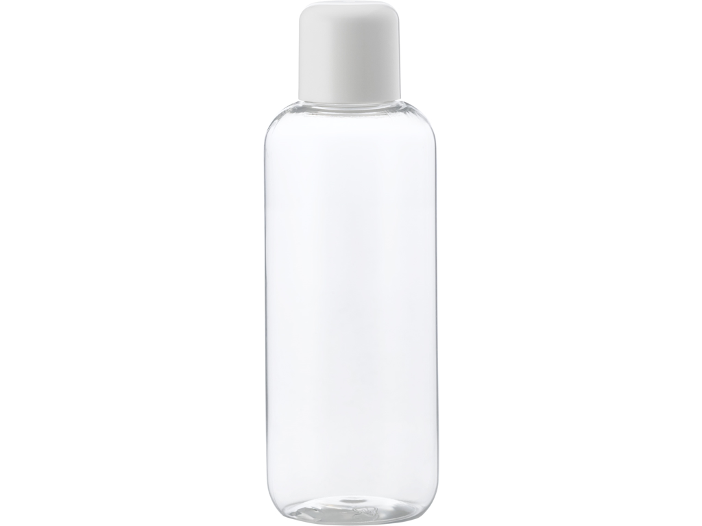 Klar plastflaske 250 ml hvidt låg 250 ml