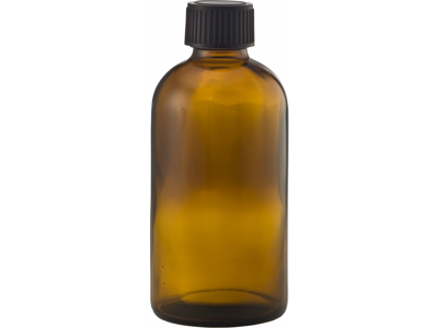 Brun glasflaske 250 ml 1stk
