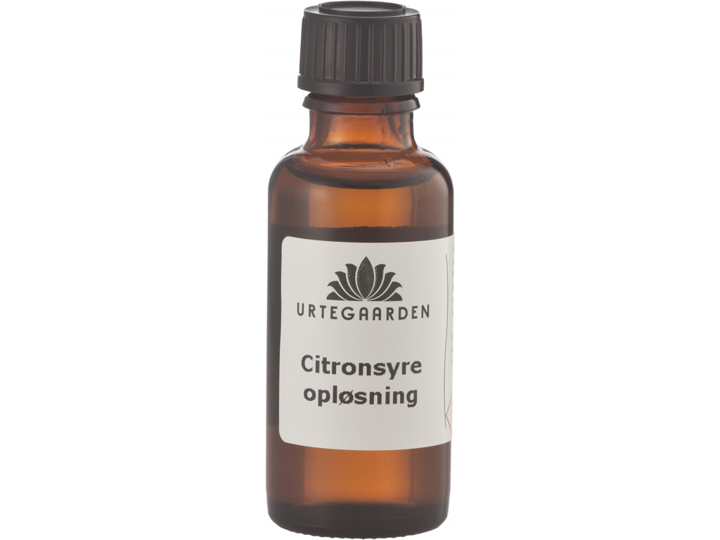 Citronsyreopløsning