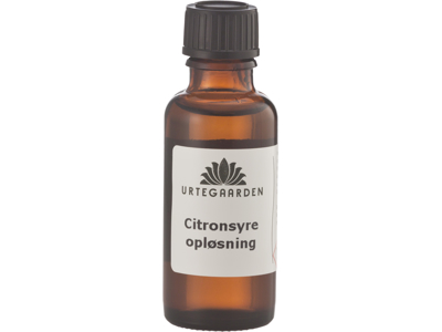 Citronsyreopløsning