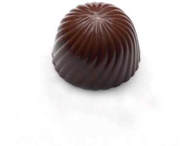 Form chokolade rund luksus 1 stk