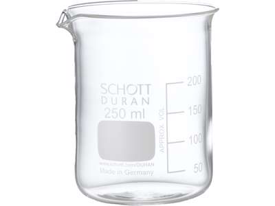 Ildfast målebæger 250 ml 1 stk