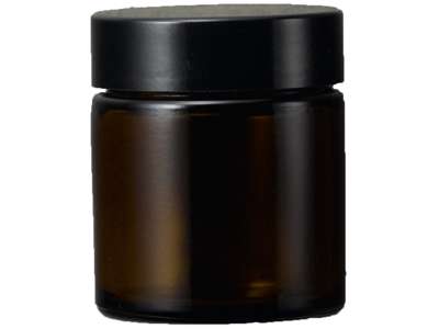 Brun glaskrukke 30 ml 1 stk