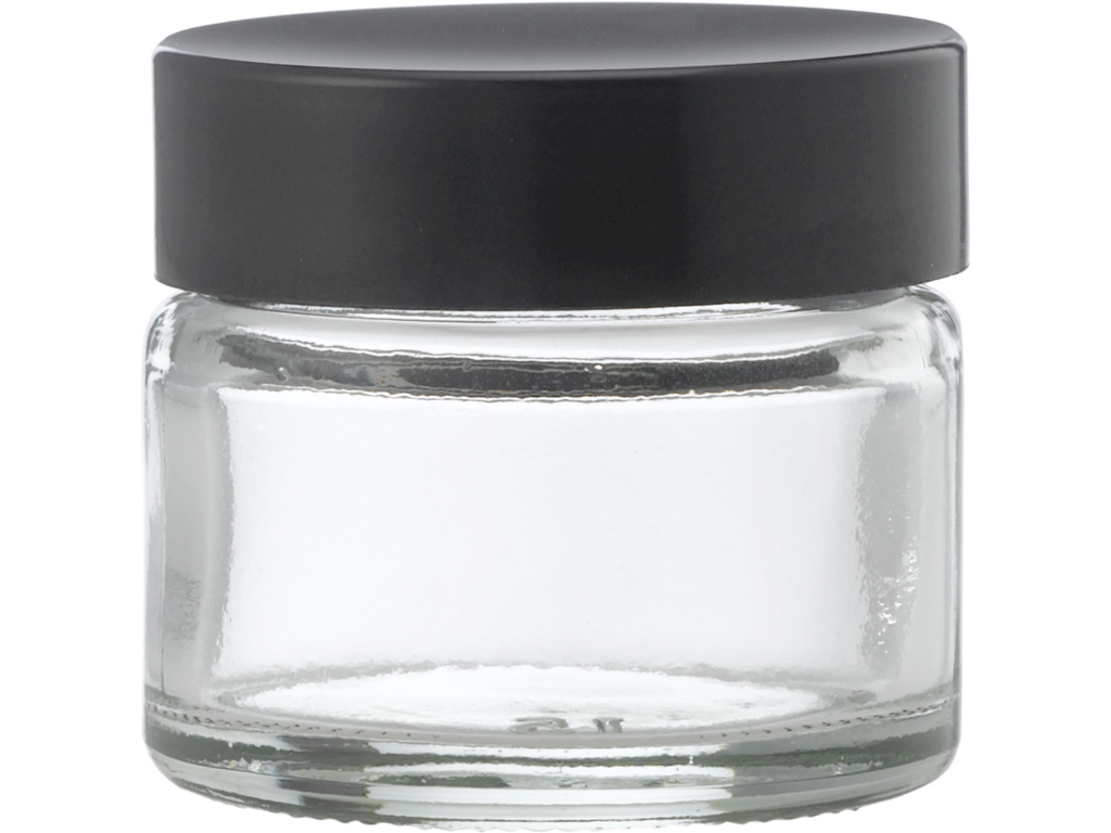 Klar glaskrukke 15 ml 1 stk