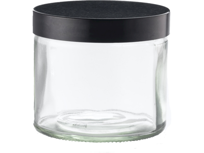 Klar glaskrukke 250 ml 1 stk