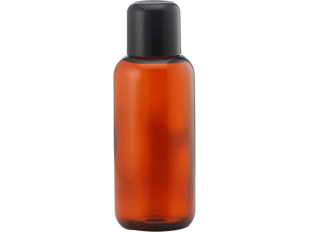 Brun plastflaske 100  ml 1 stk