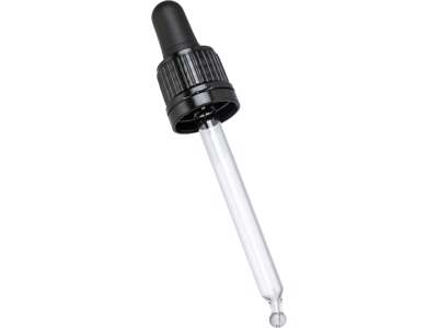 Pipettelåg til 100 ml glasflaske 1 stk