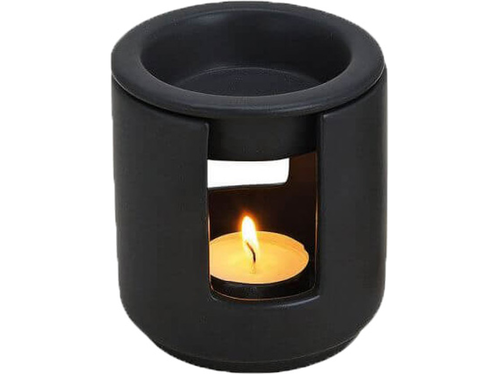 Duftlampe lille sort 1 stk