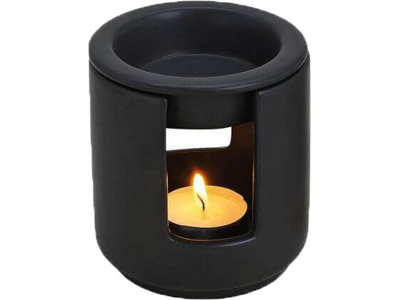 Duftlampe lille sort 1 stk