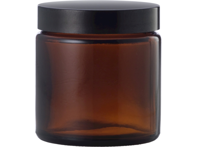 Brun glaskrukke 120 ml 1 stk