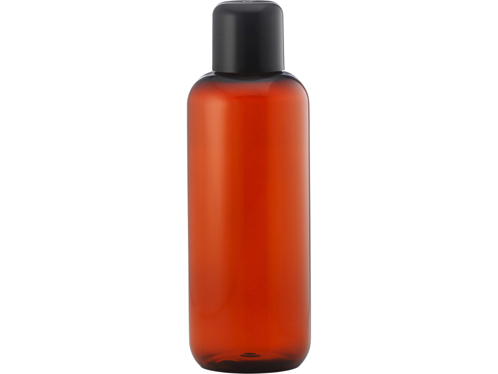 Brun plastflaske 250 ml 1 stk