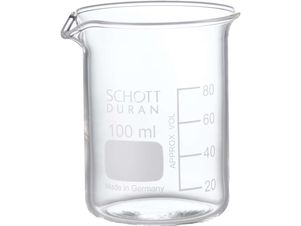 Ildfast målebæger 100 ml 1 stk