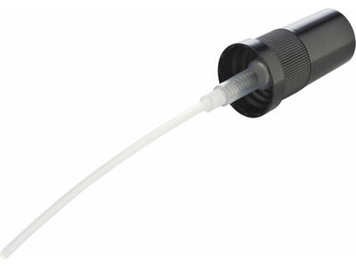 Sort spraypumpe til glasflaske 1 stk